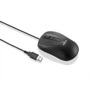 FUJITSU myš M520 USB, 1000 dpi, optická myš, 1.8m kábel - čierna / BALENIE OBSAHUJE 10ks MYŠÍ /