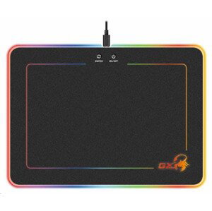 GENIUS podložka pod myš GX GAMING GX-Pad 600H RGB/ 350 x 250 x 5, 5 mm/ tvrdá/ USB/ RGB