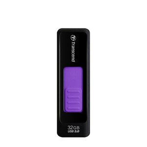 TRANSCEND Flash Disk 32GB JetFlash®760, USB 3.0 (R:70/W:18 MB/s) čierna/fialová
