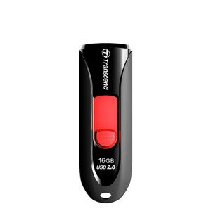 TRANSCEND Flash Disk 16GB JetFlash®590K, USB 2.0 (R:13/W:4 MB/s) čierna