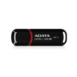 ADATA Flash Disk 128GB UV150, USB 3.1 Dash Drive (R:90/W:20 MB/s) čierna