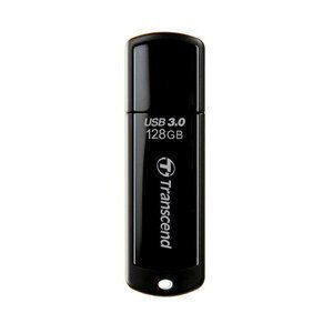 TRANSCEND Flash Disk 128GB JetFlash®700, USB 3.0 (R:90/W:40 MB/s) čierna