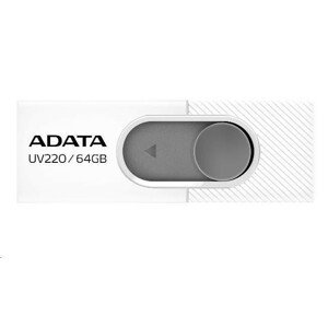 ADATA Flash Disk 32GB UV220, USB 2.0 Dash Drive, biela/sivá