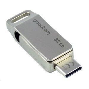 GOODRAM Flash Disk 32GB ODA3, USB 3.2, strieborná