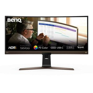 BENQ MT LCD 38" EW3880R, IPS, 3840x1600, 350 nits, 1000:1, 4ms GTG, HDMI, DP/USB typ C, repro, VESA, cable:HDMI, Glossy Black