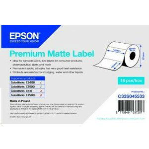 Epson label roll, normal papier, 102x152mm