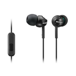 SONY stereo slúchadlá MDR-EX110AP, čierna