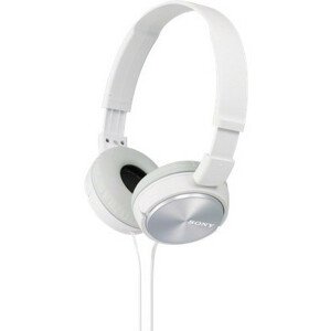 SONY stereo slúchadlá MDR-ZX310, biela