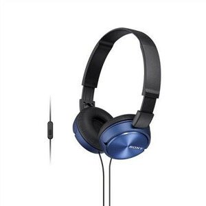 SONY stereo slúchadlá MDR-ZX310AP, modrá