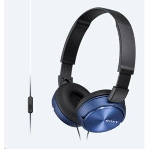 SONY stereo slúchadlá MDR-ZX310, modrá