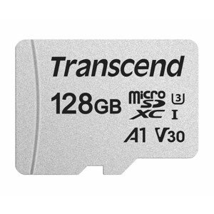 TRANSCEND MicroSDXC karta 128GB 300S, UHS-I U3 V30, bez adaptéra