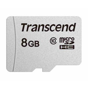 TRANSCEND MicroSDHC karta 8GB 300S, Class 10, bez adaptéra