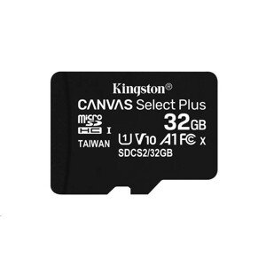 Kingston 32GB micSDHC Canvas Select Plus 100R A1 C10 - 1 ks