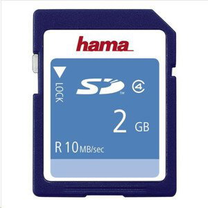 Hama pamäťová karta SD 2 GB CLASS 4 10 MB/s