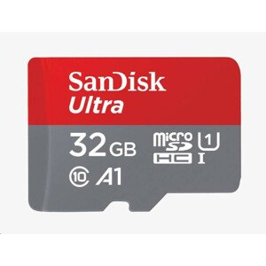 SanDisk MicroSDXC karta 32GB Ultra (120 MB/s, A1 Class 10 UHS-I, Android) + adaptér