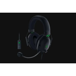 RAZER slúchadlá s mikrofónom BlackShark V2, Wired Esports Headset + USB Mic Enhancer