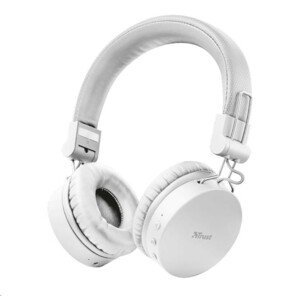 TRUST bezdrôtové slúchadlá Tones Bluetooth Wireless Headphones, white/biela