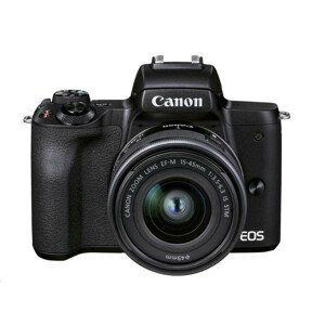 Canon EOS M50 Mark II + M15-45 STM - čierne