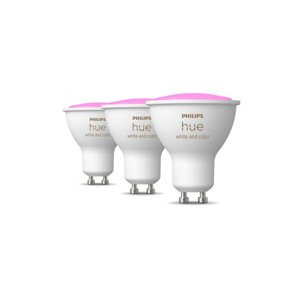 PHILIPS Hue White and Color Ambiance 4.3W 350 GU10 3ks