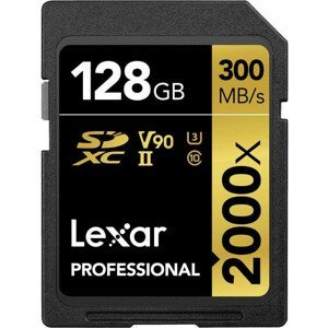 Lexar Pre 2000X SDHC/SDXC UHS-II U3(V90) R300/W260 (w/o cardreader) 128GB