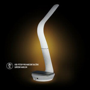 RTL 203 stm.LED lamp.biela Qi 6W RETLUX