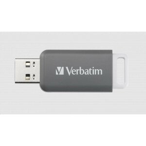 VERBATIM Flash Disk 128GB DataBar USB 2.0 Drive, sivá