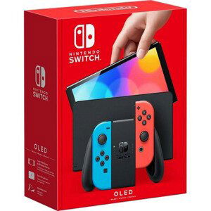 Nintendo Switch (OLED model) Neon Blue/Neon Red - EU distribúcia