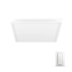 PHILIPS Aurelle Svetelný stropný panel, štvorec, Hue White ambiance, 230V, 55W integr.LED, Biela