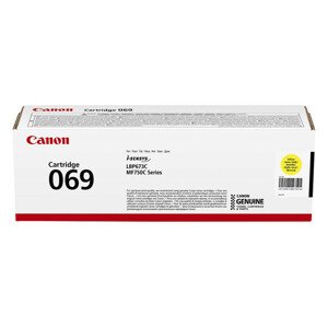 CANON 069 Y - originálny toner, žltý, 2100 strán