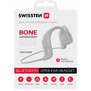 Slúchadlá BT BONE CONDUCTION WH SWISSTEN