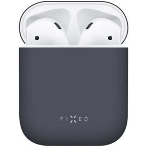 Puzdro Silky Airpods, modré FIXED