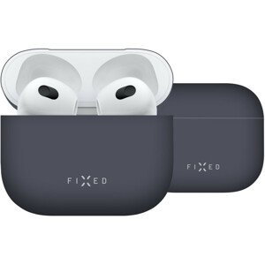 Puzdro Silky Airpods 3, modré FIXED