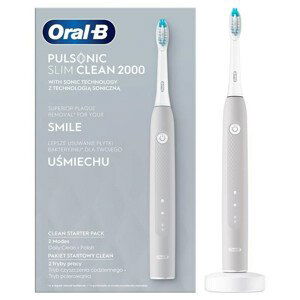 Oral-B Pulsonic Slim Clean 2000 Grey Zubná kefka