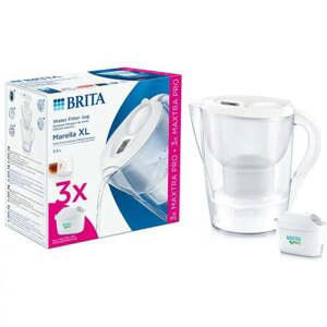 Filtračná kanvica Brita Marella XL 2024/3,5 l+3 v.filtre,biela