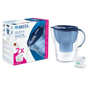 Filtračná kanvica Brita Marella XL 2024, 3,5 l+2 v.filtre,modrá