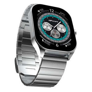 Smart hodinky HiFuture Apex 2,04", strieborná