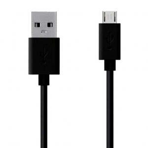 Kábel WG Micro USB na USB, 2m, čierna