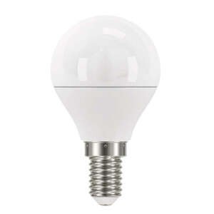 LED žiarovka Emos ZQ1221, E14, 6W, guľatá, číra, neutrálna biela