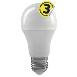 LED žiarovka Emos ZQ5142, E27, 9W, guľatá, číra, studená biela