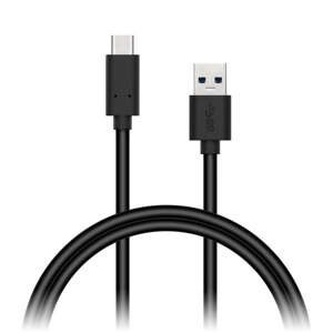 Kabel Connect IT USB-C na USB 3.1 3A, 2m, čierna