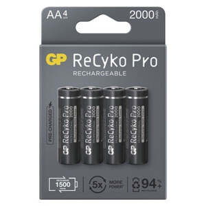 Nabíjacie batérie GP B22204 ReCyko Professional, 2000mAh, AA,4ks