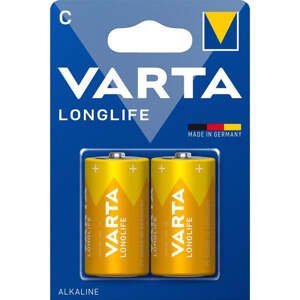 Batérie Varta Longlife Extra, C, 2ks