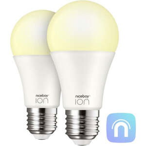 SMART žiarovka Niceboy ION Ambient, E27, stmievateľná, 2ks