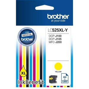 Brother originálny ink LC-525XLY, yellow, 1300str.