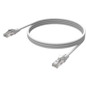 Sieťový prepojovací kábel RJ 45(male) na RJ45(male), 2m, biela