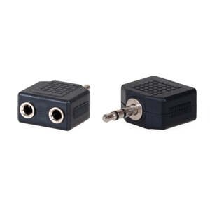 Audio rozdvojka AQ OK404R jack 3,5mm (m)/2x jack 3,5mm (f)