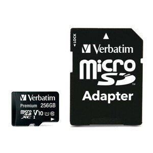 Pamäťová karta Verbatim Premium MicroSDXC 256GB (44087)