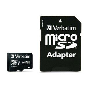 Pamäťová karta Verbatim Pro MicroSDXC 64GB (47042)
