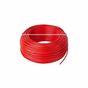 Elektrokabel Kábel CYA 1x0,5 červený (H05V-K) lanko (100m)