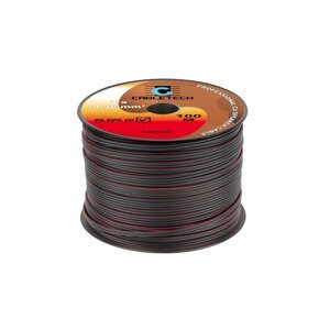 Cabletech Kábel REPRO. 2x 0,50mm čierny CU(100m)